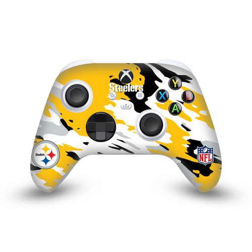 NFL Pittsburgh Steelers Camou Vinyl Sticker Skin Decal Cover for Microsoft Xbox Series X / Series S Controller