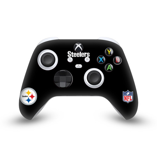 NFL Pittsburgh Steelers Plain Vinyl Sticker Skin Decal Cover for Microsoft Xbox Series X / Series S Controller