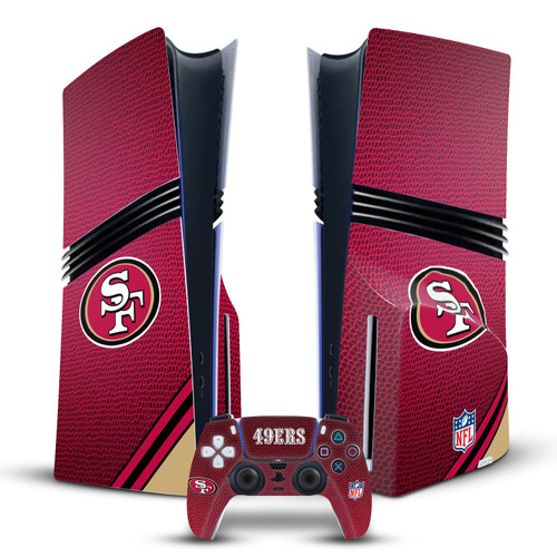 NFL San Francisco 49ers Logo Art Vinyl Sticker Skin Decal Cover for Sony PS5 Pro Disc Edition Bundle