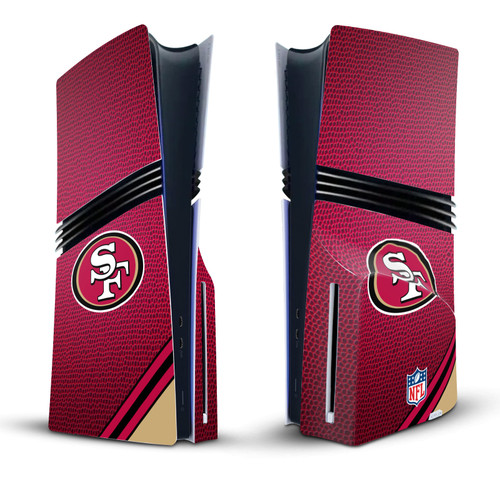 NFL San Francisco 49ers Logo Art Vinyl Sticker Skin Decal Cover for Sony PS5 Pro Disc Edition Console