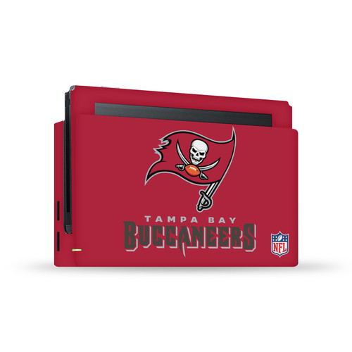 NFL Tampa Bay Buccaneers Plain Vinyl Sticker Skin Decal Cover for Nintendo Switch Console & Dock