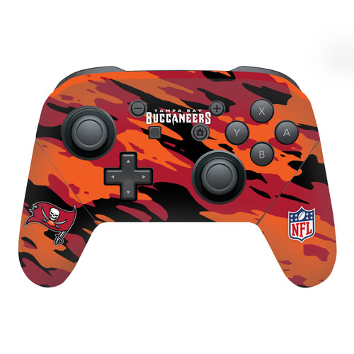 NFL Tampa Bay Buccaneers Camou Vinyl Sticker Skin Decal Cover for Nintendo Switch Pro Controller