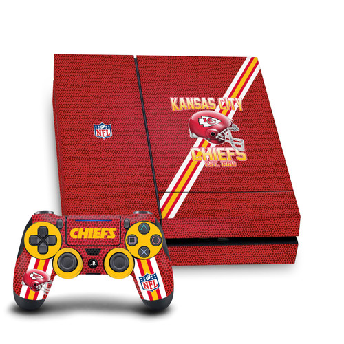 NFL Team 1 Kansas City Chiefs Vinyl Sticker Skin Decal Cover for Sony PS4 Console & Controller