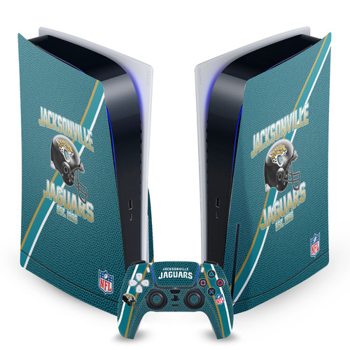 NFL Team 1 Jacksonville Jaguars Vinyl Sticker Skin Decal Cover for Sony PS5 Disc Edition Bundle