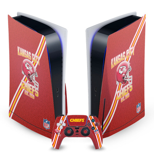 NFL Team 1 Kansas City Chiefs Vinyl Sticker Skin Decal Cover for Sony PS5 Disc Edition Bundle