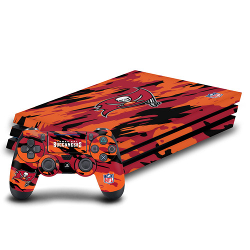 NFL Tampa Bay Buccaneers Camou Vinyl Sticker Skin Decal Cover for Sony PS4 Pro Bundle