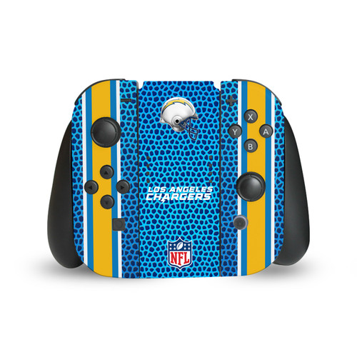 NFL Team 2 Los Angeles Chargers Vinyl Sticker Skin Decal Cover for Nintendo Switch Joy Controller