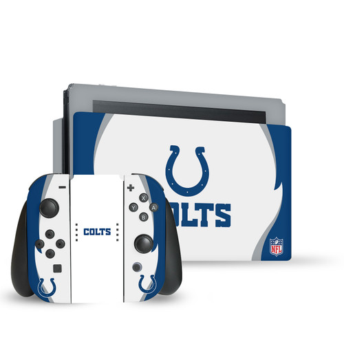 NFL Indianapolis Colts Side Details Vinyl Sticker Skin Decal Cover for Nintendo Switch Bundle