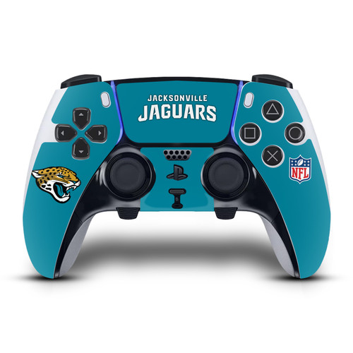 NFL Jacksonville Jaguars Plain Vinyl Sticker Skin Decal Cover for Sony PS5 DualSense Edge Controller