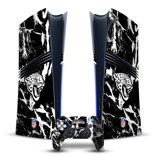 NFL Jacksonville Jaguars Marble Vinyl Sticker Skin Decal Cover for Sony PS5 Pro Digital Edition Bundle