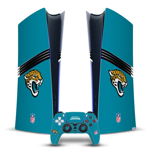 NFL Jacksonville Jaguars Plain Vinyl Sticker Skin Decal Cover for Sony PS5 Pro Digital Edition Bundle