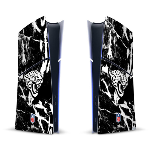 NFL Jacksonville Jaguars Marble Vinyl Sticker Skin Decal Cover for Sony PS5 Slim Digital Edition Console