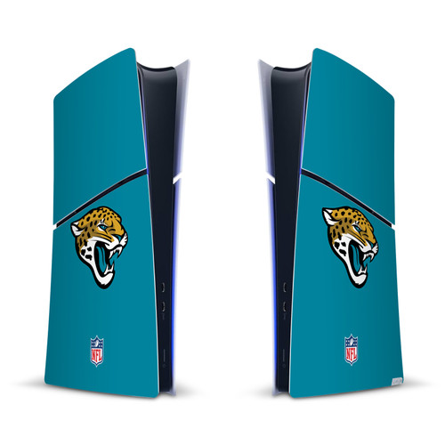NFL Jacksonville Jaguars Plain Vinyl Sticker Skin Decal Cover for Sony PS5 Slim Digital Edition Console