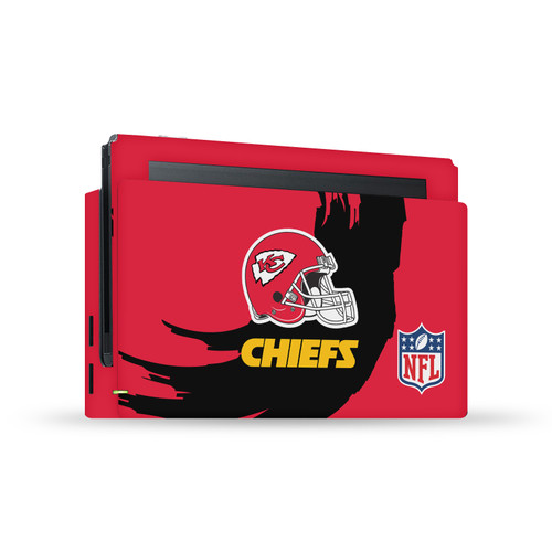 NFL Kansas City Chiefs Sweep Stroke Vinyl Sticker Skin Decal Cover for Nintendo Switch Console & Dock