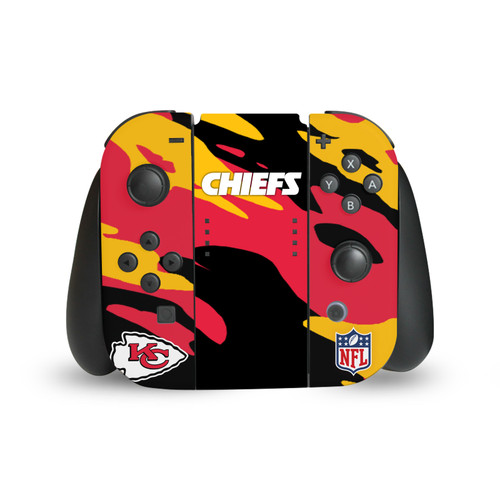 NFL Kansas City Chiefs Camou Vinyl Sticker Skin Decal Cover for Nintendo Switch Joy Controller
