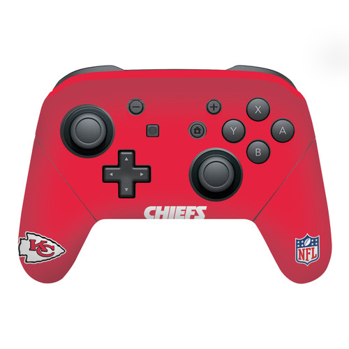 NFL Kansas City Chiefs Plain Vinyl Sticker Skin Decal Cover for Nintendo Switch Pro Controller