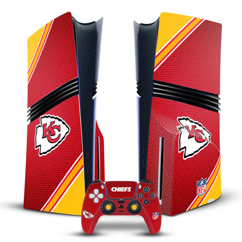 NFL Kansas City Chiefs Logo Art Vinyl Sticker Skin Decal Cover for Sony PS5 Pro Disc Edition Bundle