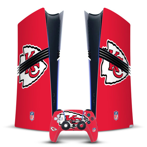 NFL Kansas City Chiefs Oversize Vinyl Sticker Skin Decal Cover for Sony PS5 Pro Digital Edition Bundle