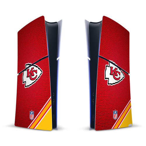 NFL Kansas City Chiefs Logo Art Vinyl Sticker Skin Decal Cover for Sony PS5 Slim Digital Edition Console