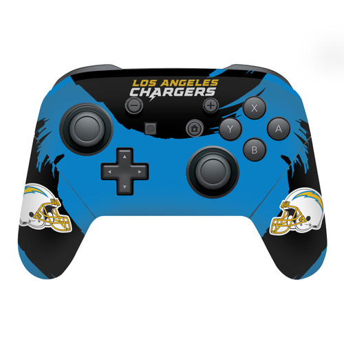 NFL Los Angeles Chargers Sweep Stroke Vinyl Sticker Skin Decal Cover for Nintendo Switch Pro Controller