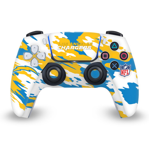 NFL Los Angeles Chargers Camou Vinyl Sticker Skin Decal Cover for Sony PS5 Sony DualSense Controller