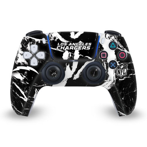 NFL Los Angeles Chargers Marble Vinyl Sticker Skin Decal Cover for Sony PS5 Sony DualSense Controller