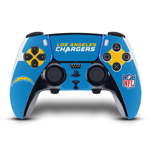 NFL Los Angeles Chargers Plain Vinyl Sticker Skin Decal Cover for Sony PS5 DualSense Edge Controller
