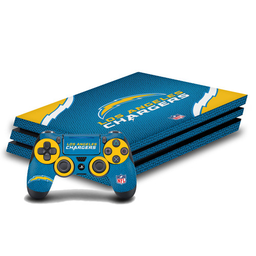 NFL Los Angeles Chargers Logo Art Vinyl Sticker Skin Decal Cover for Sony PS4 Pro Bundle