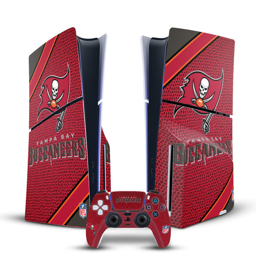 NFL Tampa Bay Buccaneers Logo Art Vinyl Sticker Skin Decal Cover for Sony PS5 Slim Disc Edition Bundle