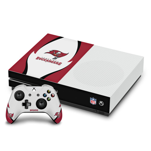 NFL Tampa Bay Buccaneers Side Details Vinyl Sticker Skin Decal Cover for Microsoft One S Console & Controller
