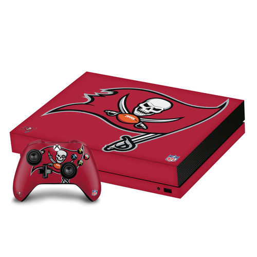 NFL Tampa Bay Buccaneers Oversize Vinyl Sticker Skin Decal Cover for Microsoft Xbox One X Bundle