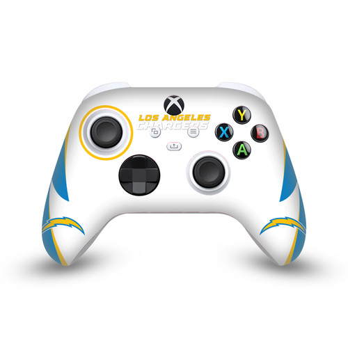 NFL Los Angeles Chargers Side Details Vinyl Sticker Skin Decal Cover for Microsoft Xbox Series X / Series S Controller