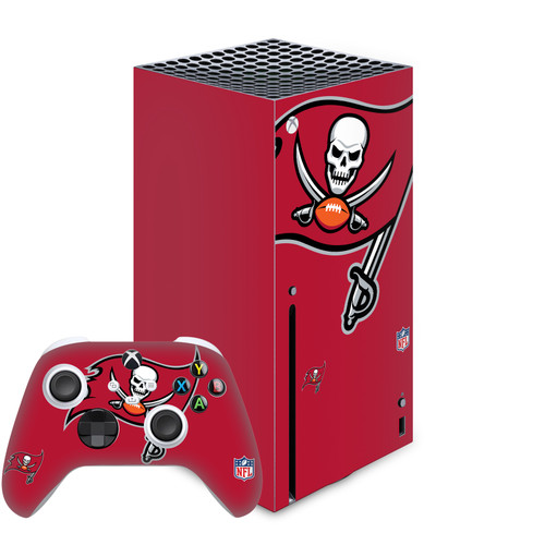 NFL Tampa Bay Buccaneers Oversize Vinyl Sticker Skin Decal Cover for Microsoft Series X Console & Controller