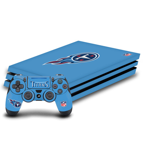 NFL Tennessee Titans Plain Vinyl Sticker Skin Decal Cover for Sony PS4 Pro Bundle