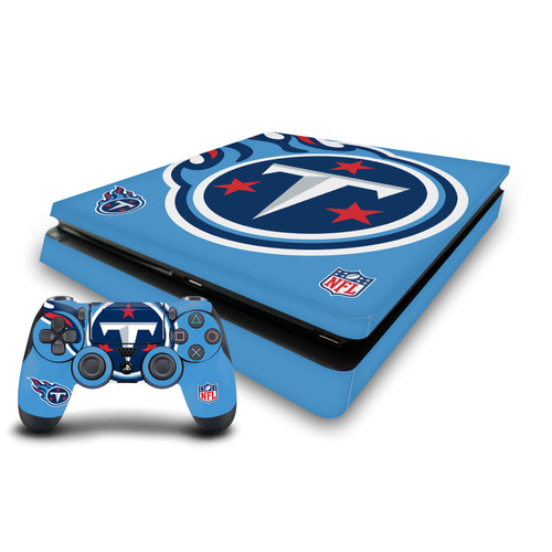 NFL Tennessee Titans Oversize Vinyl Sticker Skin Decal Cover for Sony PS4 Slim Console & Controller