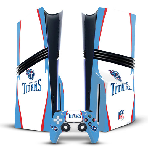 NFL Tennessee Titans Side Details Vinyl Sticker Skin Decal Cover for Sony PS5 Pro Disc Edition Bundle