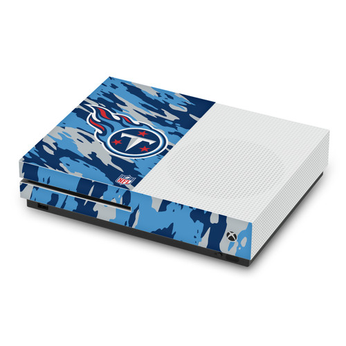 NFL Tennessee Titans Camou Vinyl Sticker Skin Decal Cover for Microsoft Xbox One S Console