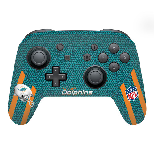 NFL Team 2 Miami Dolphins Vinyl Sticker Skin Decal Cover for Nintendo Switch Pro Controller