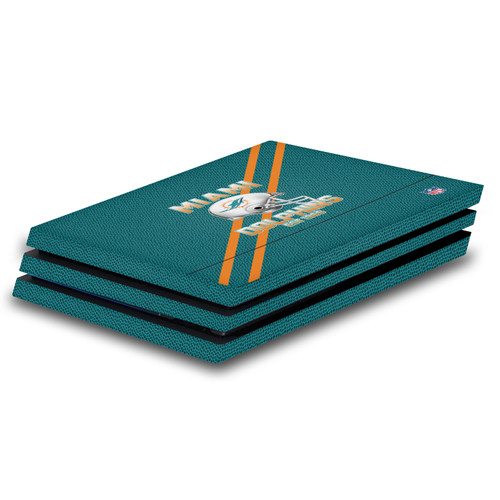 NFL Team 2 Miami Dolphins Vinyl Sticker Skin Decal Cover for Sony PS4 Pro Console
