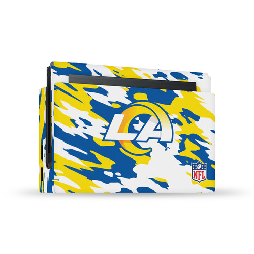 NFL Los Angeles Rams Camou Vinyl Sticker Skin Decal Cover for Nintendo Switch Console & Dock