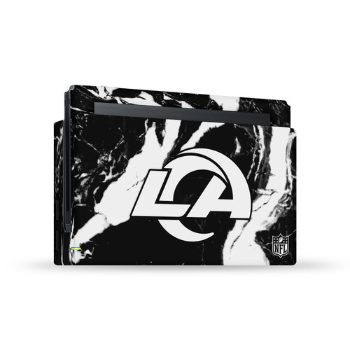 NFL Los Angeles Rams Marble Vinyl Sticker Skin Decal Cover for Nintendo Switch Console & Dock