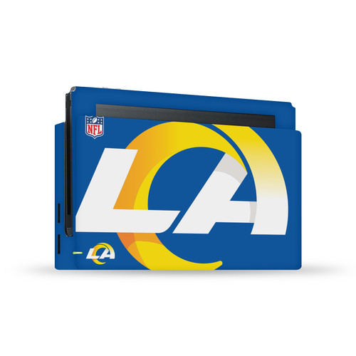NFL Los Angeles Rams Oversize Vinyl Sticker Skin Decal Cover for Nintendo Switch Console & Dock
