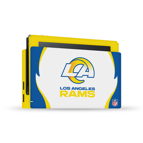 NFL Los Angeles Rams Side Details Vinyl Sticker Skin Decal Cover for Nintendo Switch Console & Dock