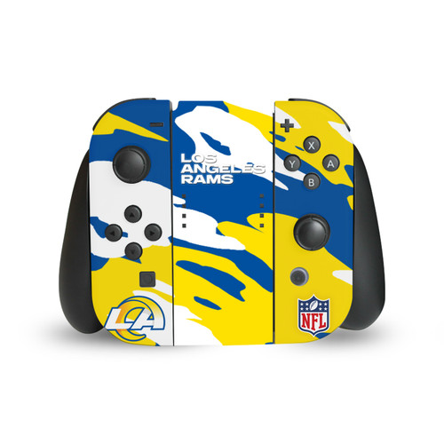 NFL Los Angeles Rams Camou Vinyl Sticker Skin Decal Cover for Nintendo Switch Joy Controller