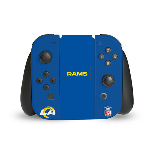 NFL Los Angeles Rams Plain Vinyl Sticker Skin Decal Cover for Nintendo Switch Joy Controller