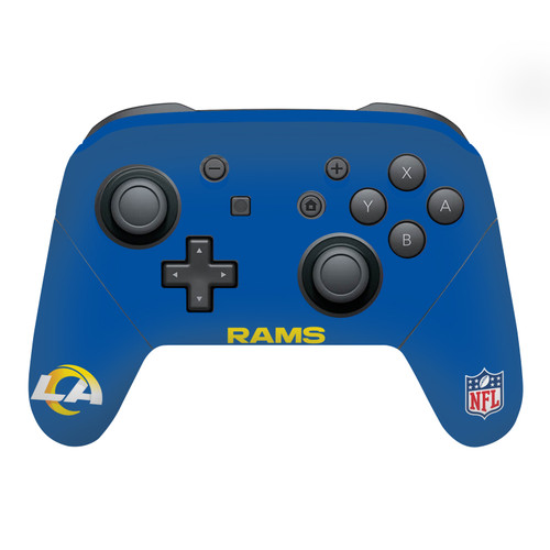 NFL Los Angeles Rams Plain Vinyl Sticker Skin Decal Cover for Nintendo Switch Pro Controller