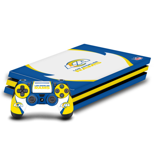 NFL Los Angeles Rams Side Details Vinyl Sticker Skin Decal Cover for Sony PS4 Pro Bundle