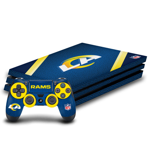 NFL Los Angeles Rams Logo Art Vinyl Sticker Skin Decal Cover for Sony PS4 Pro Bundle