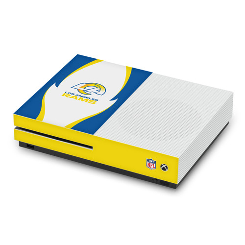 NFL Los Angeles Rams Side Details Vinyl Sticker Skin Decal Cover for Microsoft Xbox One S Console