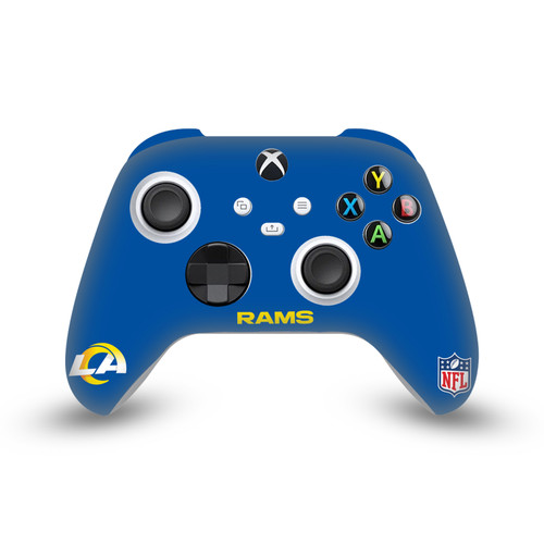 NFL Los Angeles Rams Plain Vinyl Sticker Skin Decal Cover for Microsoft Xbox Series X / Series S Controller